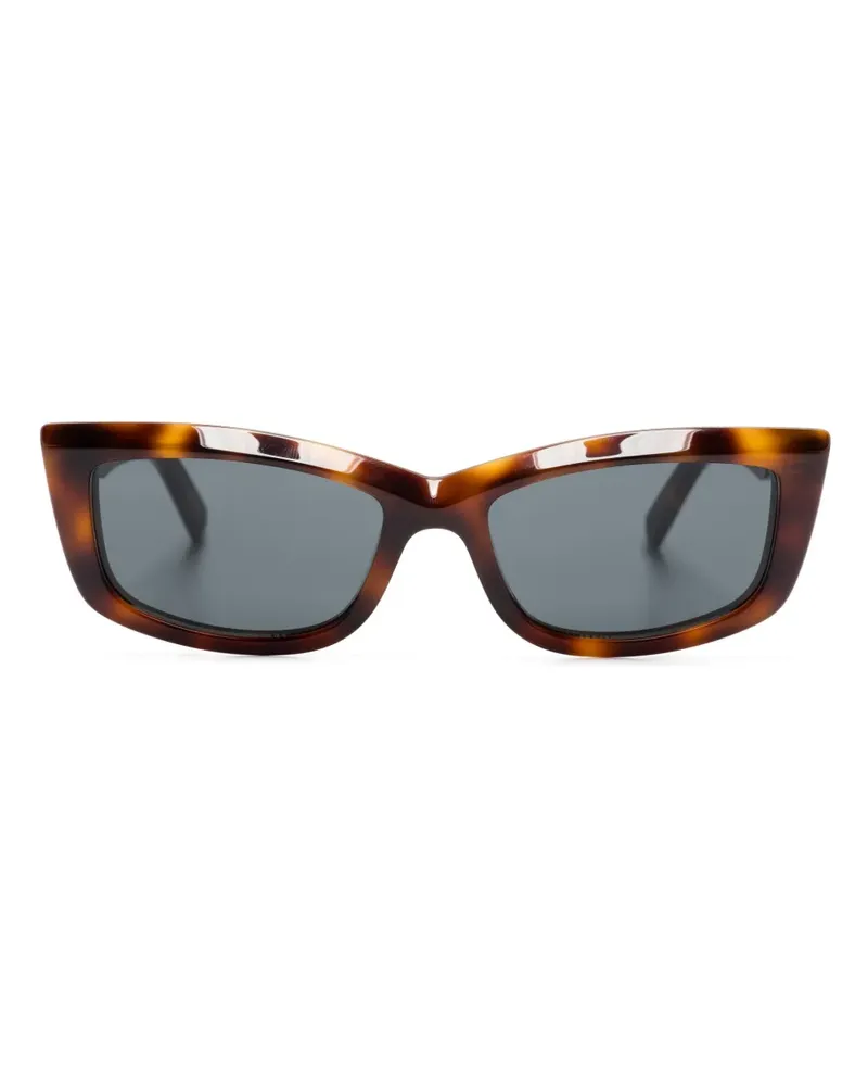 Saint Laurent SL 658 Sonnenbrille mit eckigem Gestell - Braun Braun