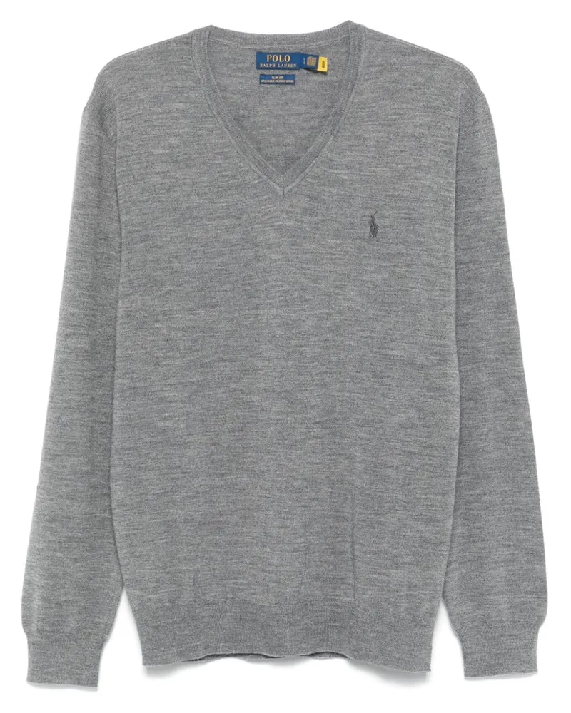 Ralph Lauren Pullover mit Polo Pony-Stickerei - Grau Grau