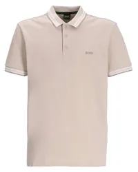 HUGO BOSS Poloshirt mit Logo-Stickerei Nude