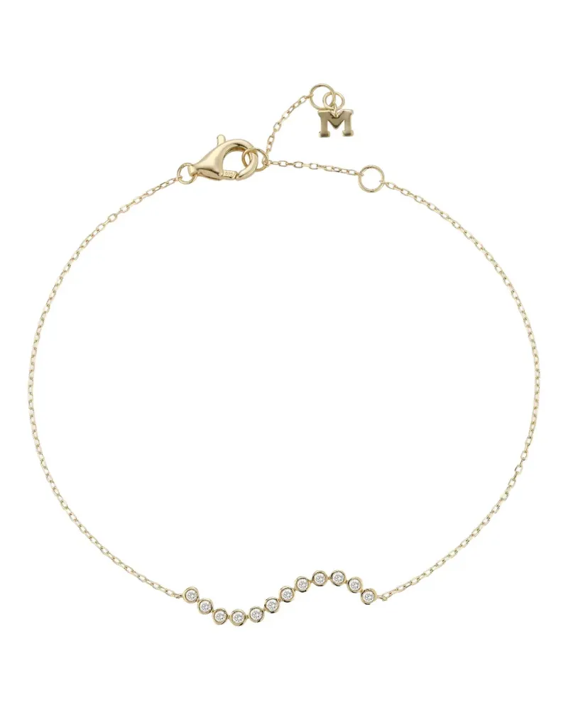 MATEO 14kt Gelbgoldarmband mit Diamant Gold