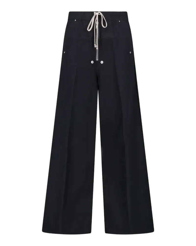 Rick Owens Wide-Leg-Hose mit Kordelzug - Schwarz Schwarz