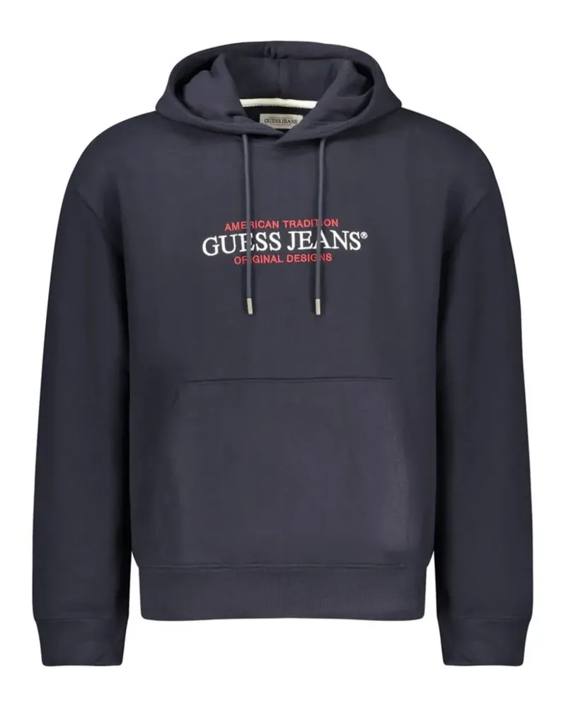 Guess Hoodie mit Logo-Print - Blau Blau