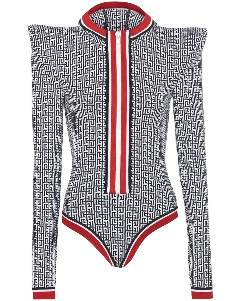 Balmain Body mit Monogrammmuster - Blau Blau