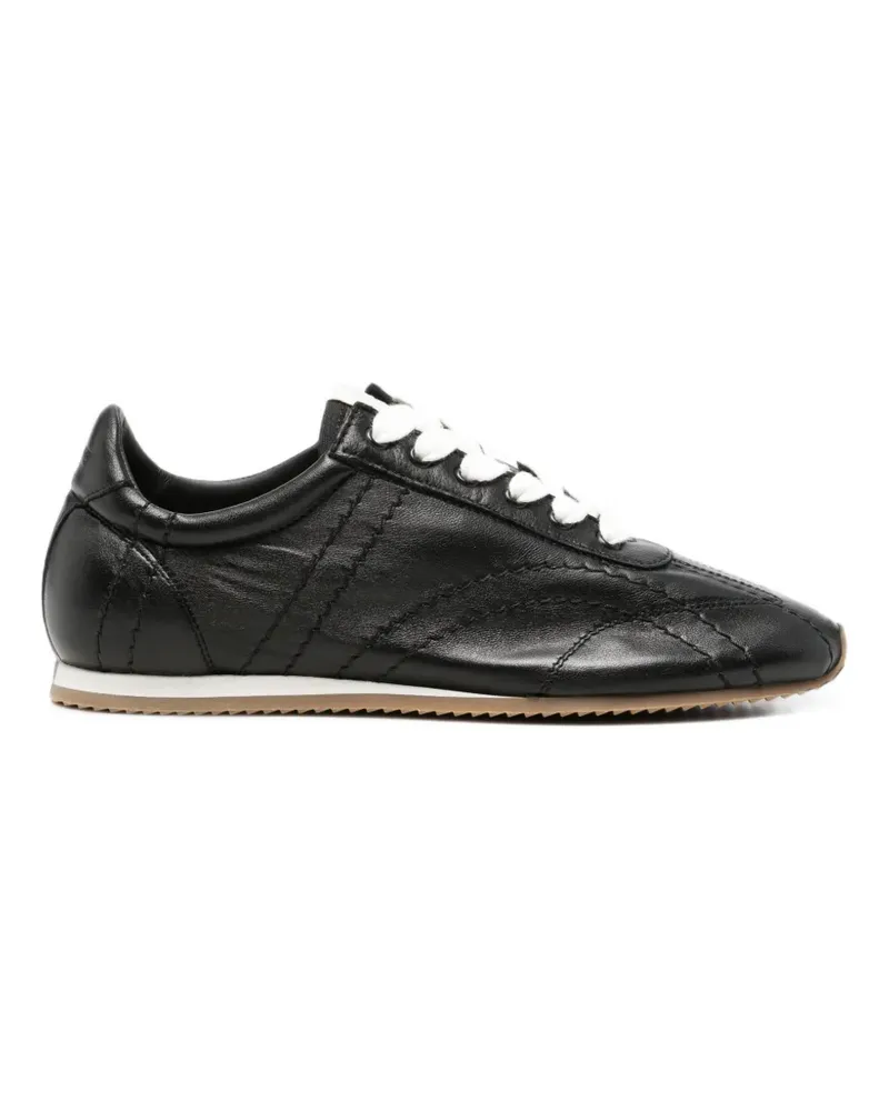 Totême Sneakers mit Plateau - Schwarz Schwarz