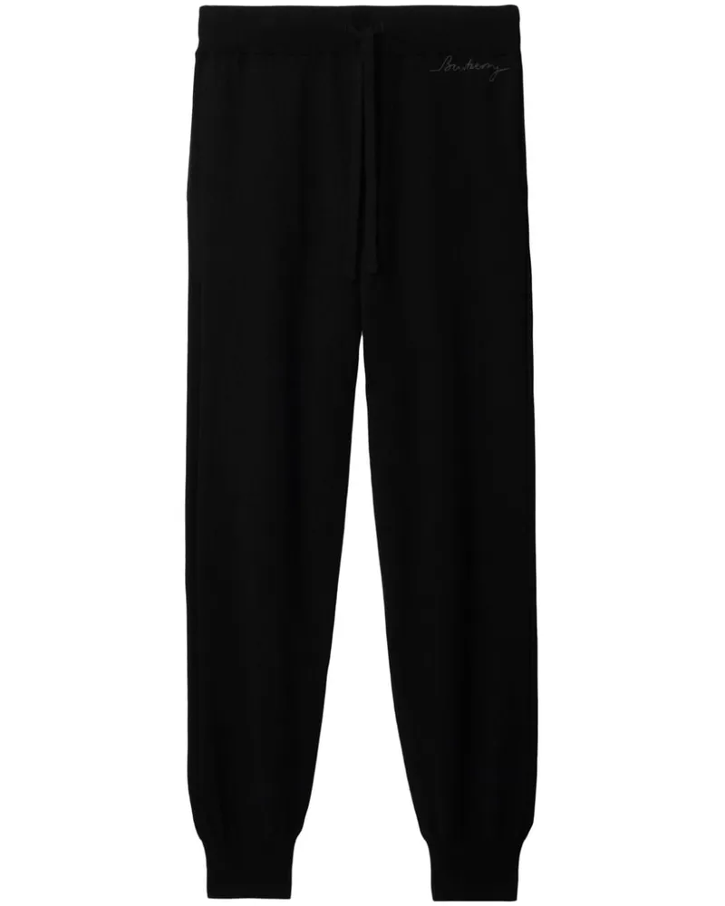 Burberry Jogginghose aus Kaschmir - Schwarz Schwarz