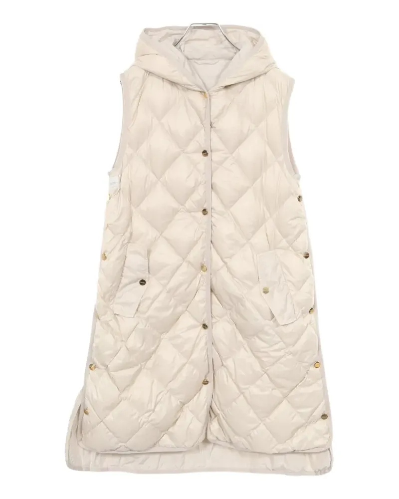 Max Mara 2010s The Cube Steppweste - Nude Nude