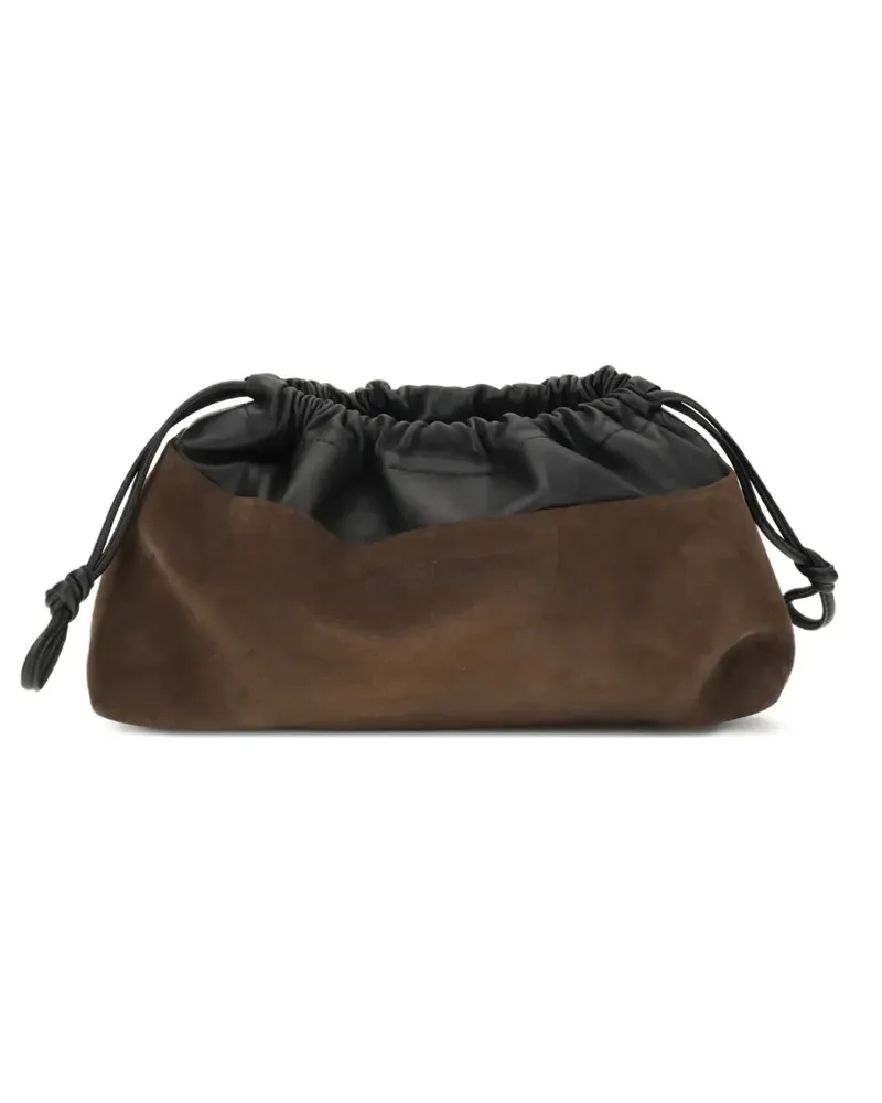 Pierre Hardy Twin Clutch aus Wildleder - Braun Braun