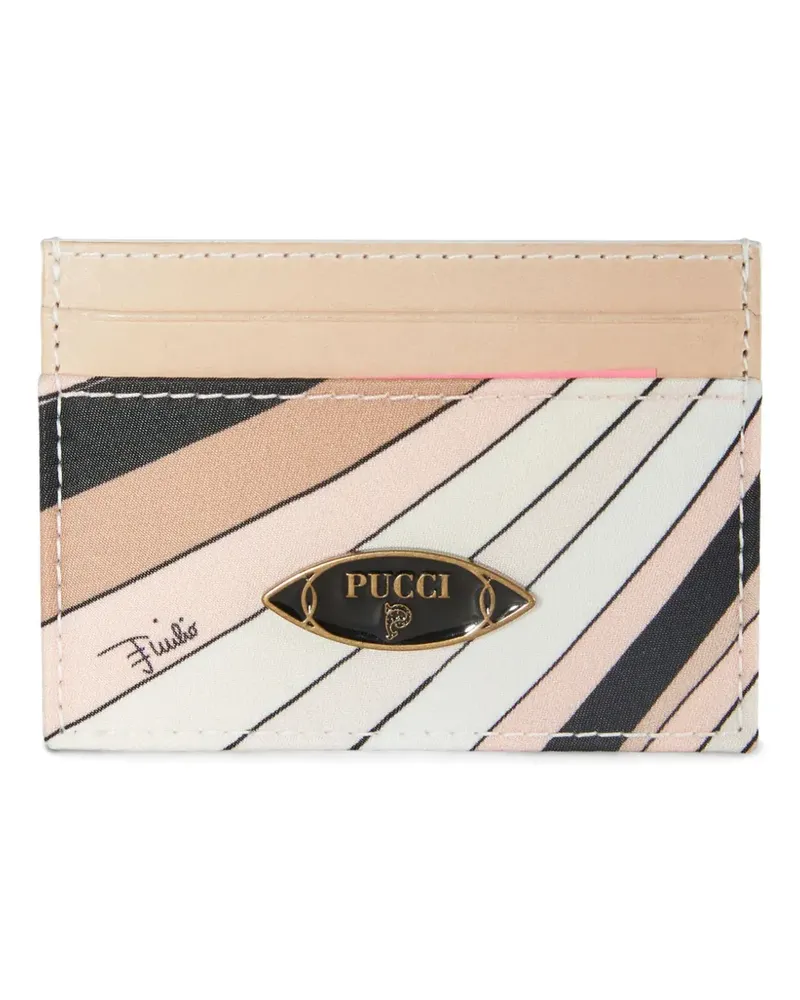 Emilio Pucci Kartenetui mit Iride-Print - Nude Nude