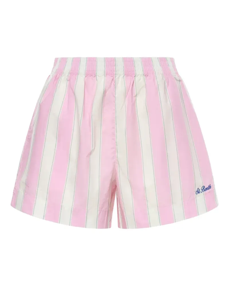 MC2 Saint Barth Meave striped shorts - Rosa Rosa