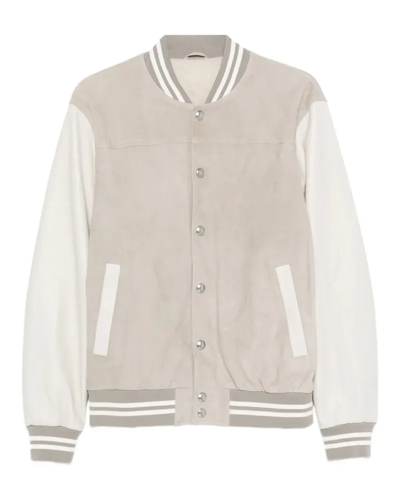 Eleventy panelled bomber jacket - Grün Grün
