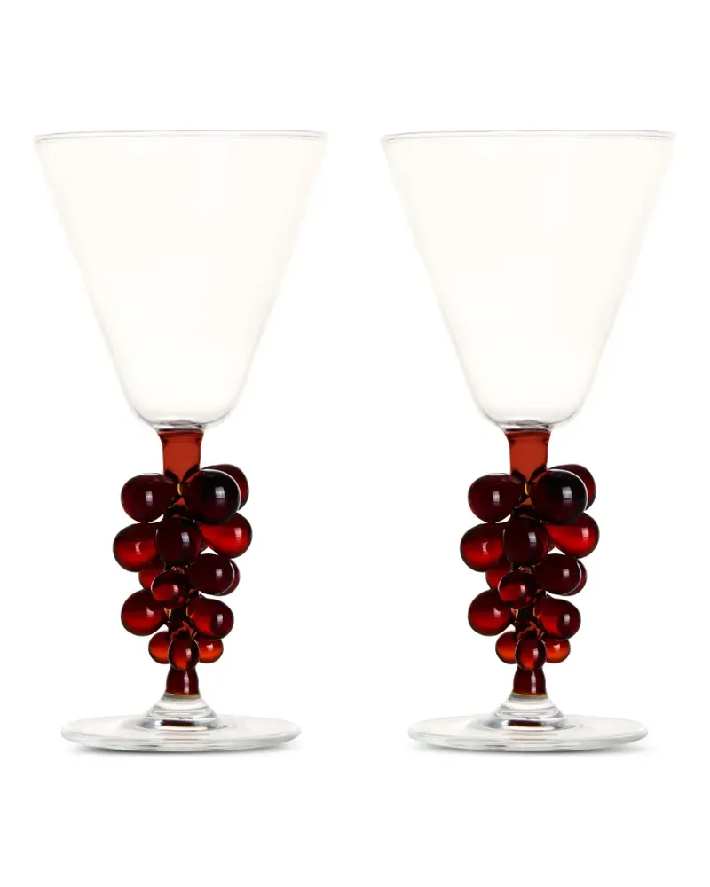Maison Balzac Bordeaux Weingläser, 2er-Set - Weiß Weiß