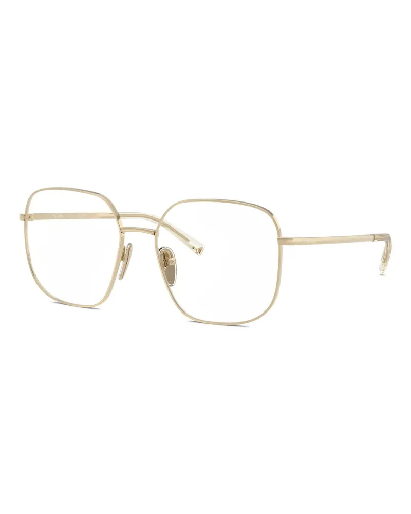 Prada Brille mit rundem Gestell - Gold Gold