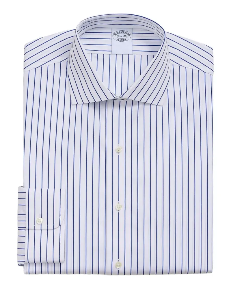 Brooks Brothers Gestreiftes Hemd - Weiß Weiß