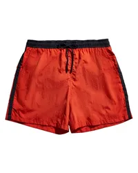 Fay Badeshorts mit Streifen Rot