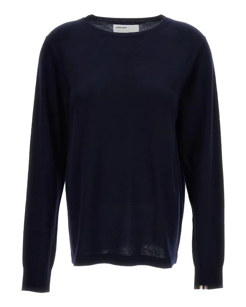 extreme cashmere Selfie crew-neck sweater - Blau Blau