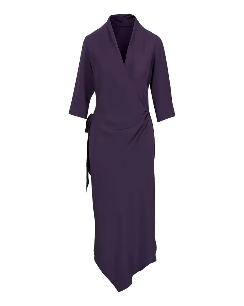 Peter Cohen wrap-style asymmetric dress - Violett Violett