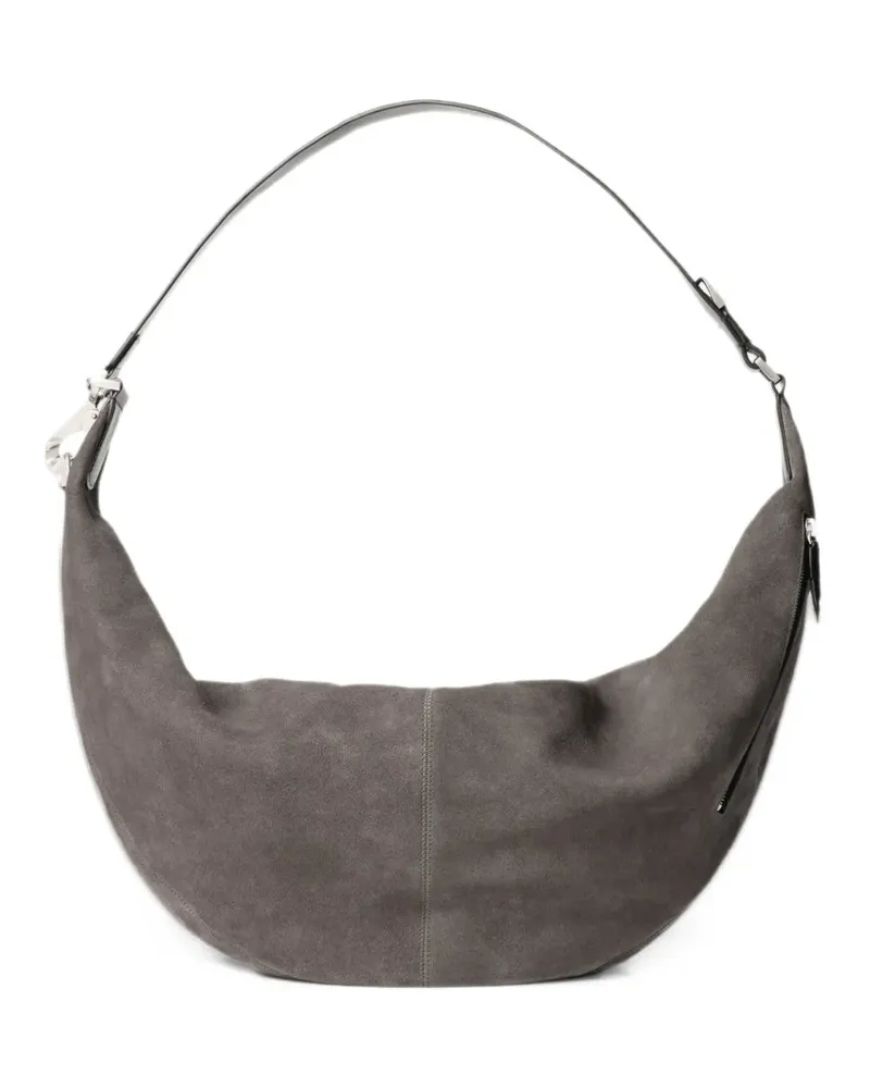 Christophe Lemaire Große Quiver Clip Schultertasche - Grau Grau