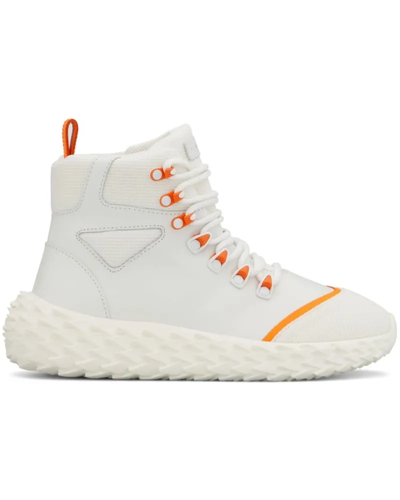 Giuseppe Zanotti Klassische Schnürstiefel - Weiß Weiß