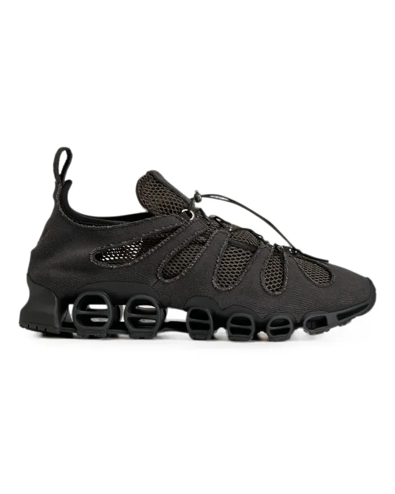 adidas mesh-panel toggle-fastening sneakers - Schwarz Schwarz