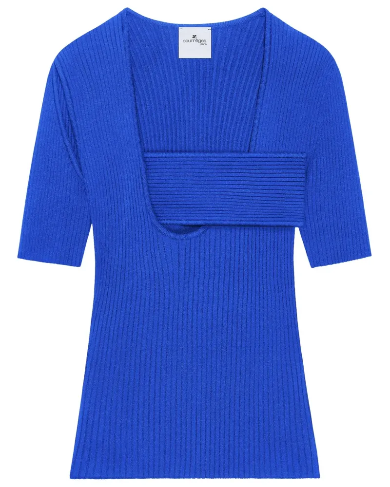 Courrèges Infinity Pullover - Blau Blau
