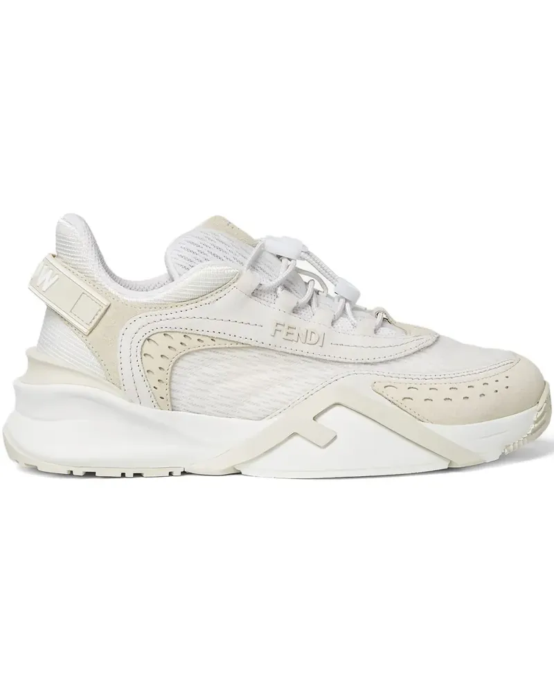 Fendi Sneakers mit Schnürung - Weiß Weiß