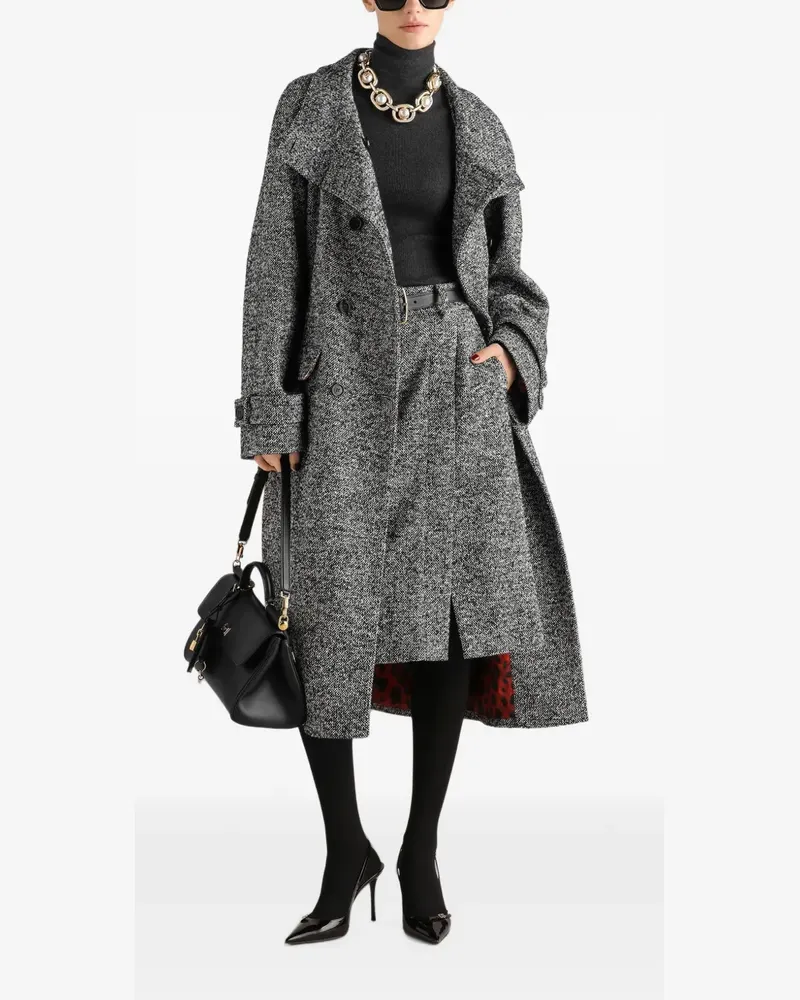 Dolce & Gabbana Rock aus Wollgemisch - Grau Grau
