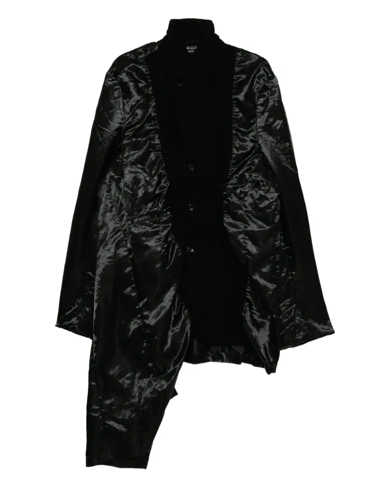 Comme des Garçons Blazer im Inside-Out-Look - Schwarz Schwarz