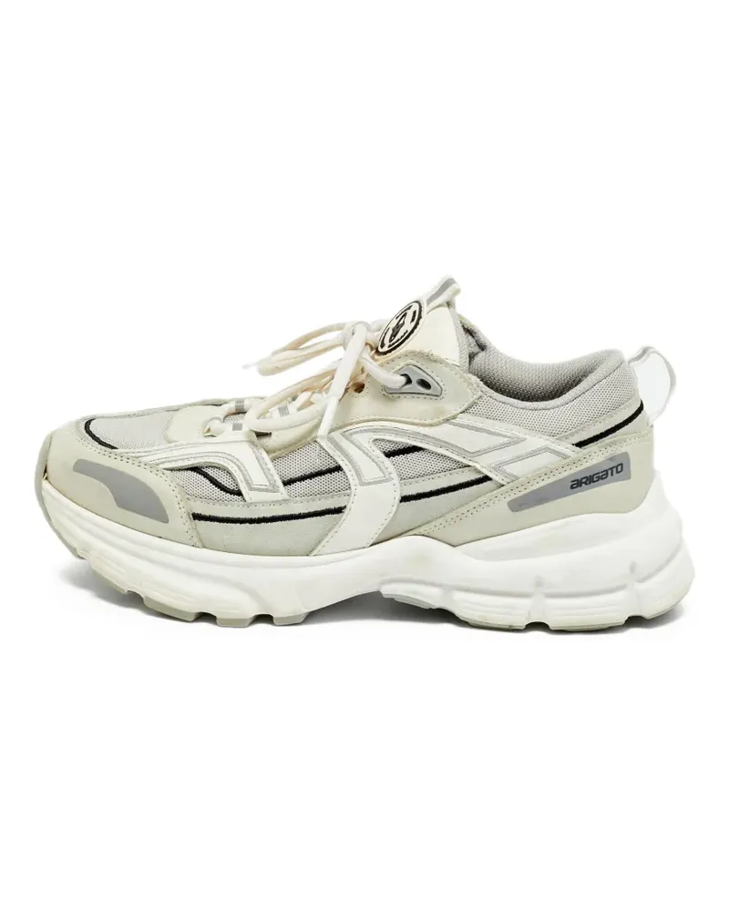 Axel Arigato leather mesh sneakers - Nude Nude