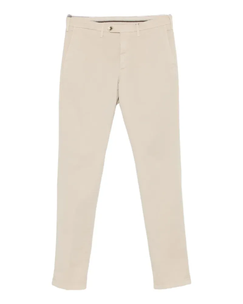 Canali straight-leg chino trousers - Nude Nude