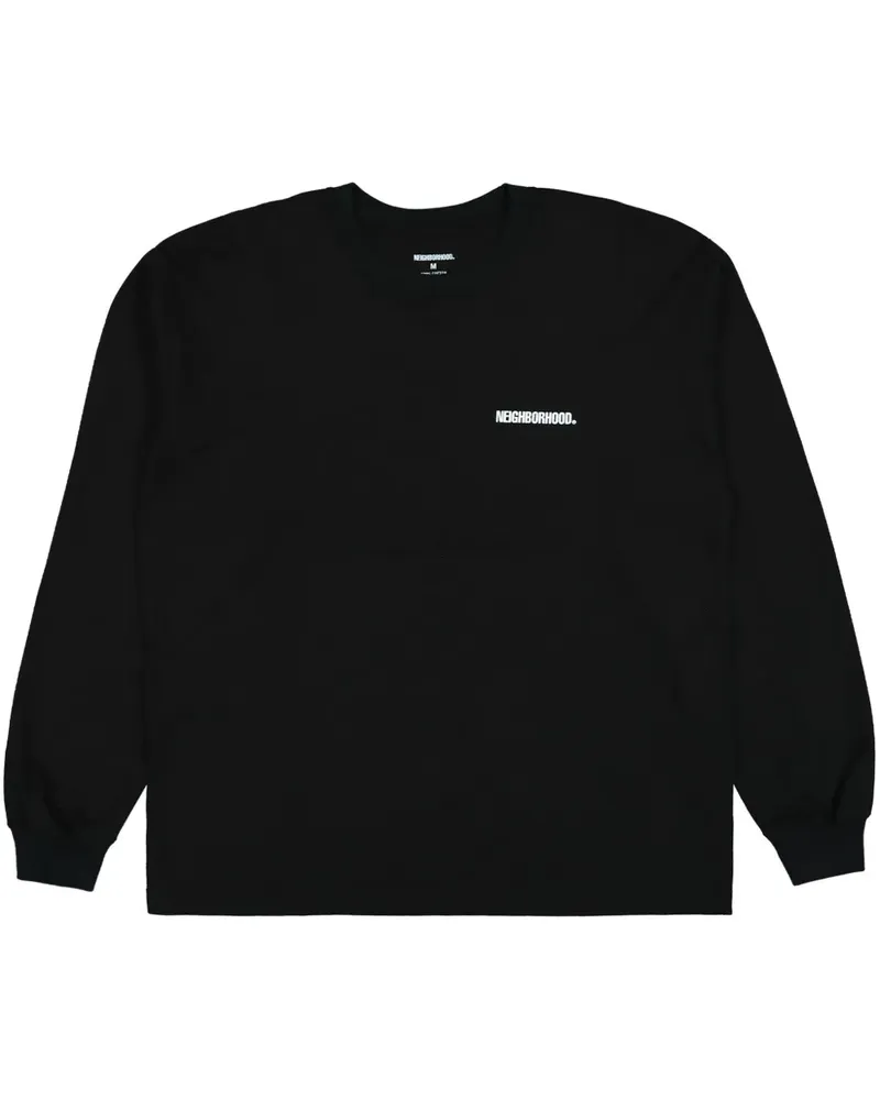 Neighborhood T-Shirt mit Logo-Print - Schwarz Schwarz