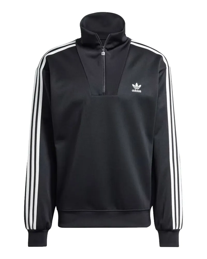 adidas quarter-zip sweatshirt - Schwarz Schwarz