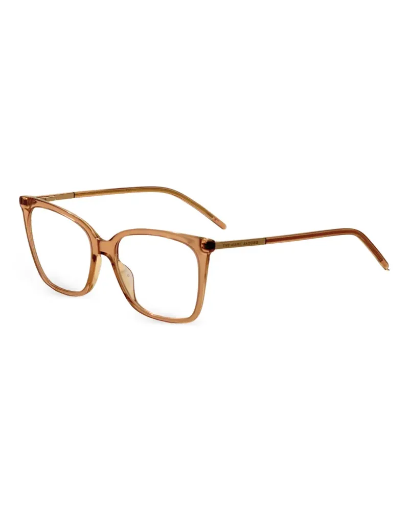 Marc Jacobs Brille mit eckigem Gestell - Nude Nude