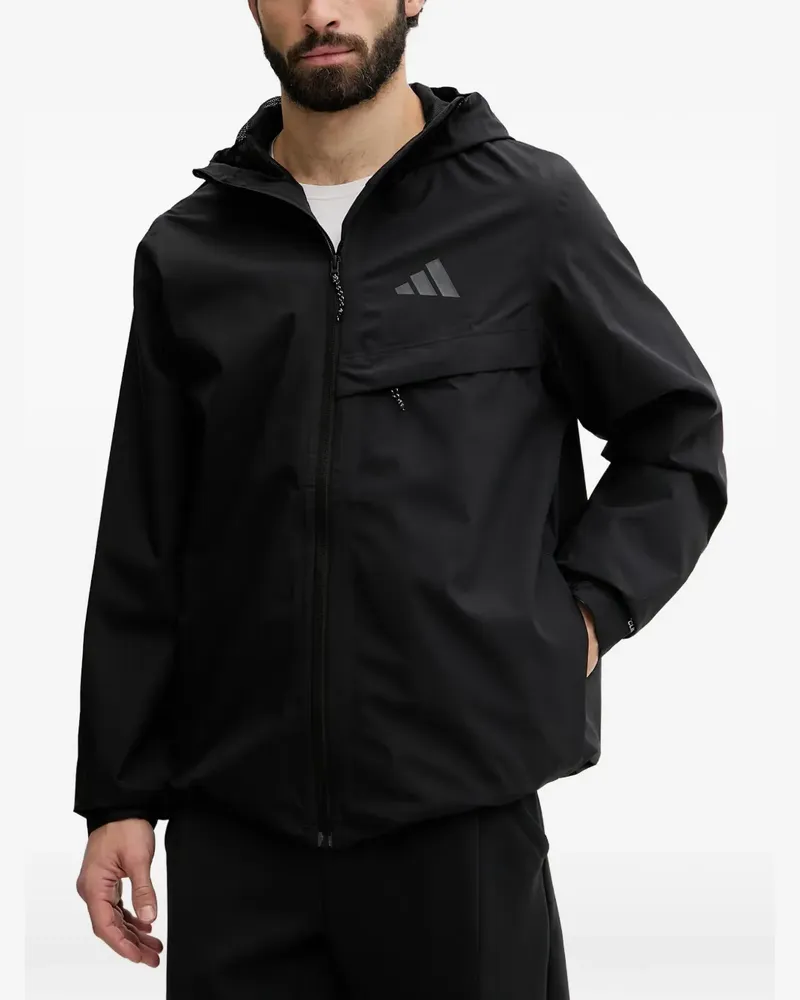 adidas Terrex hooded jacket - Schwarz Schwarz