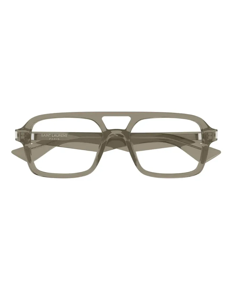 Saint Laurent SL 961 Brille mit eckigem Gestell - Grau Grau