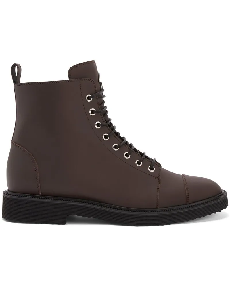Giuseppe Zanotti Chris Schnürstiefel - Braun Braun