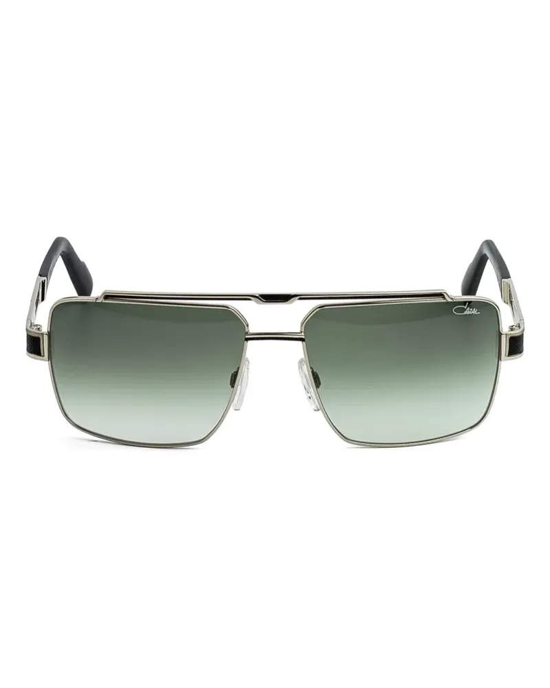CAZAL 9106 Sonnenbrille mit eckigem Gestell - Silber Silber