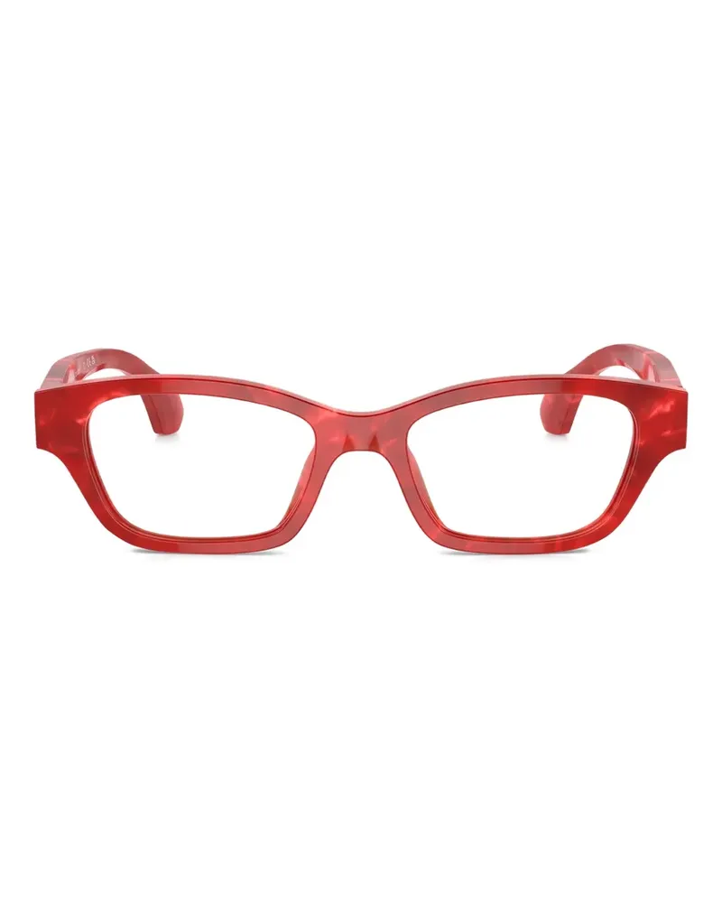 Alain Mikli Brille mit geometrischem Gestell - Rot Rot