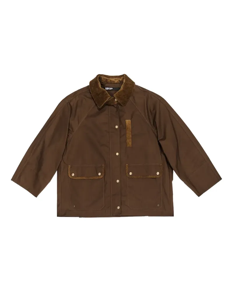BIMBA Y LOLA Jacke mit Cordkragen - Grün Grün