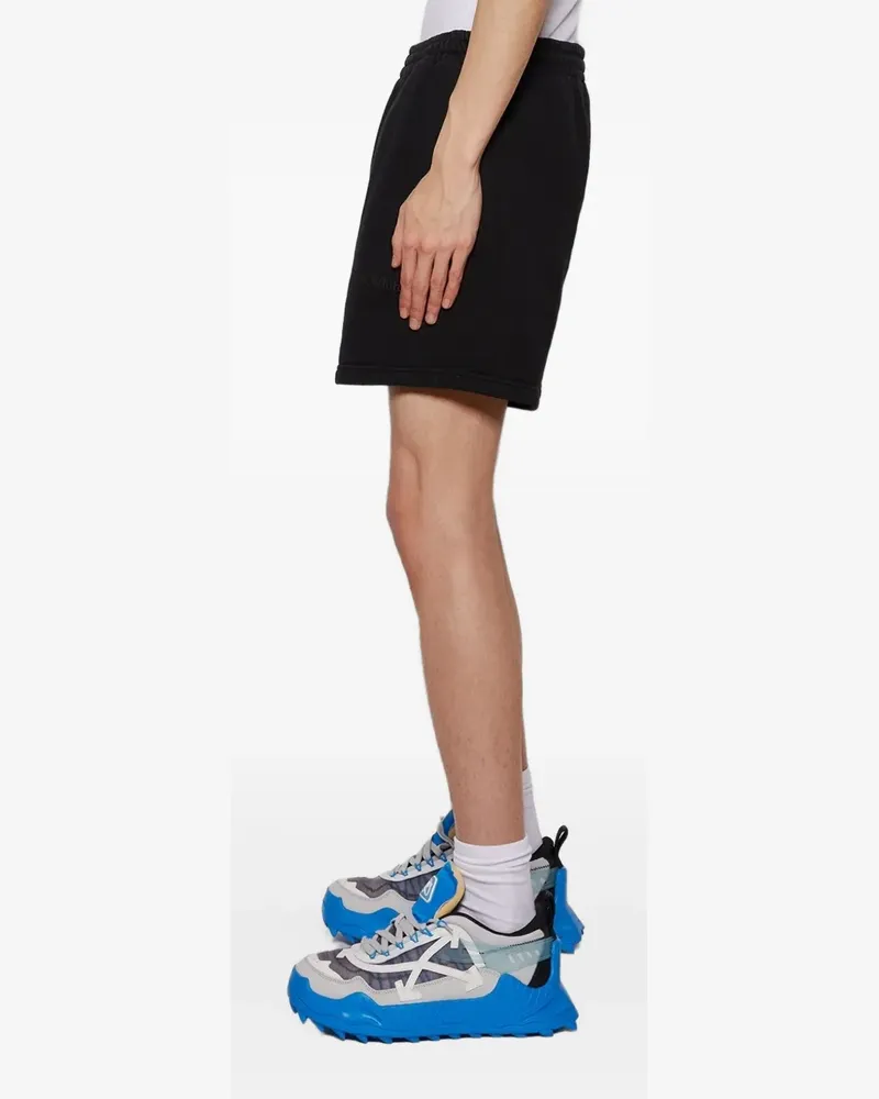OFF-WHITE drawstring-waist track shorts - Schwarz Schwarz