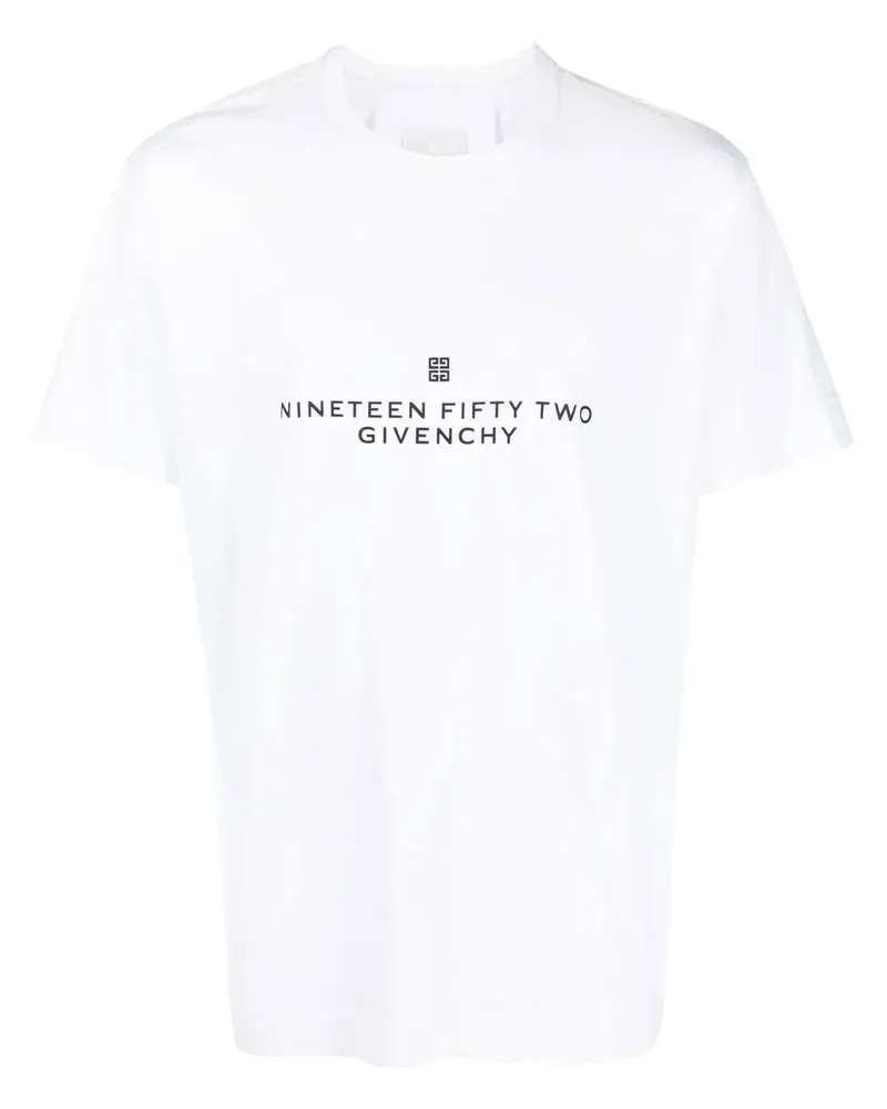 Givenchy T-Shirt mit Slogan-Print - Weiß Weiß