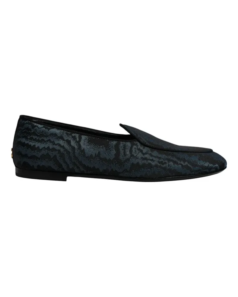 Dolce & Gabbana Caravaggio Loafer mit Print - Blau Blau