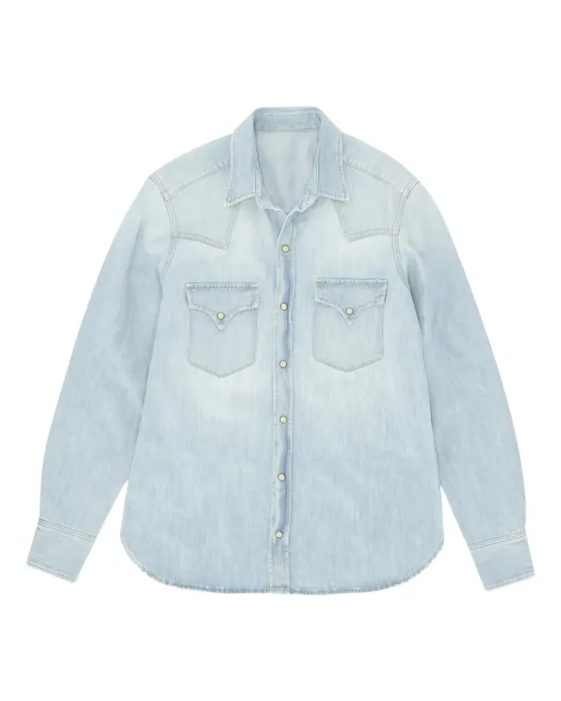 Fortela Jeanshemd im Western-Look - Blau Blau
