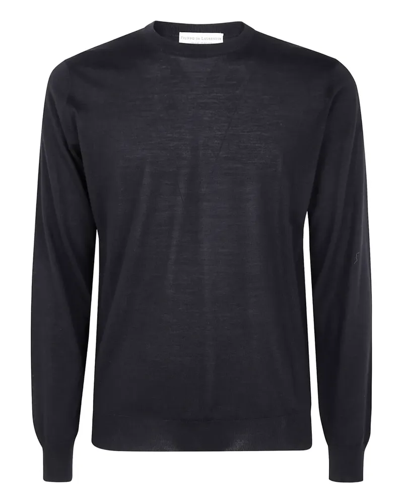 Filippo de Laurentiis crew-neck long-sleeve sweater - Schwarz Schwarz