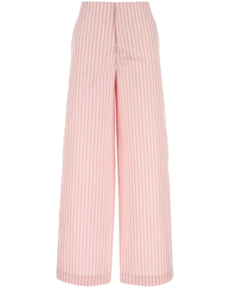 Philosophy Di Lorenzo Serafini Gestreifte Palazzohose - Rosa Rosa