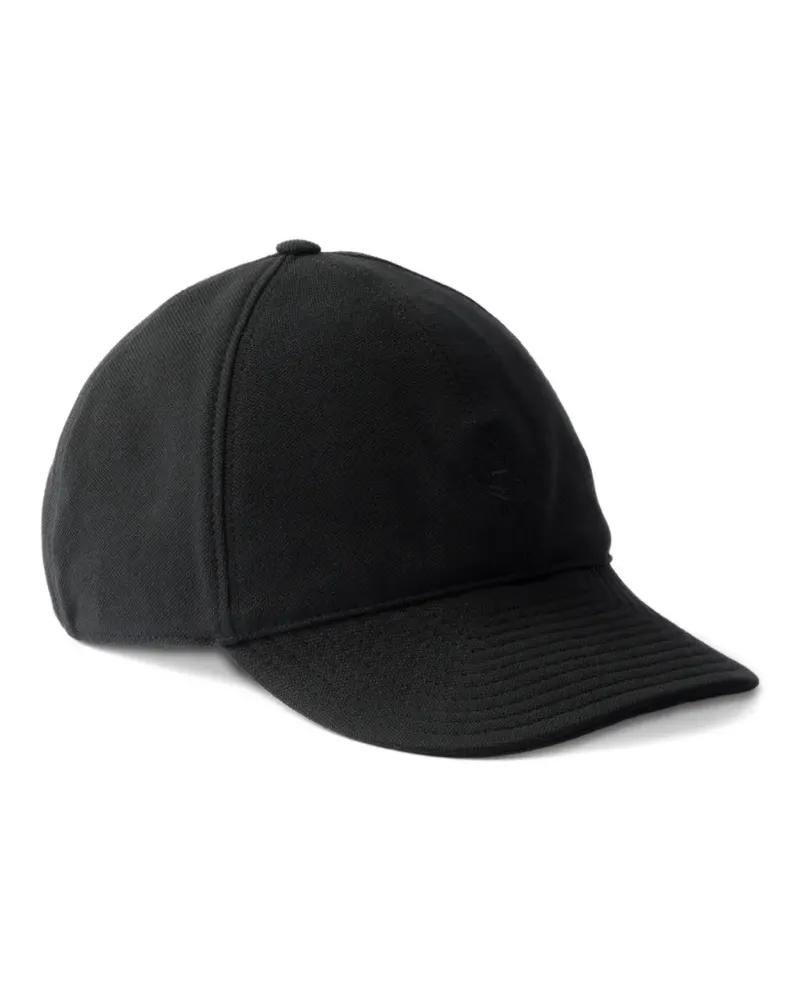 Prada old piqué baseball cap - Schwarz Schwarz
