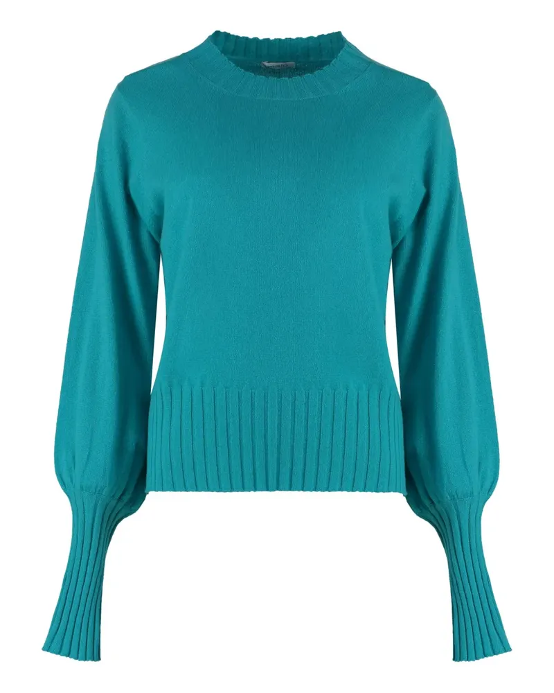 Malo Gestrickter Pullover - Blau Blau
