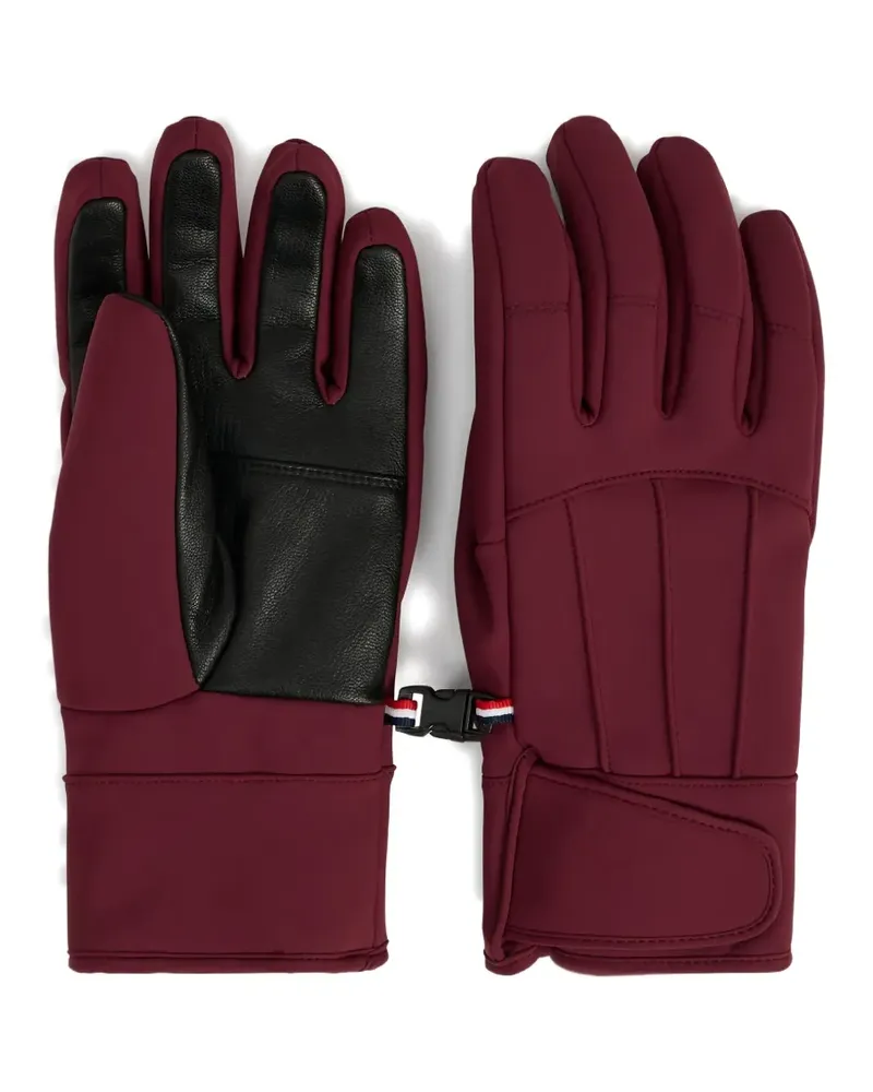 FUSALP leather glacier gloves - Rot Rot