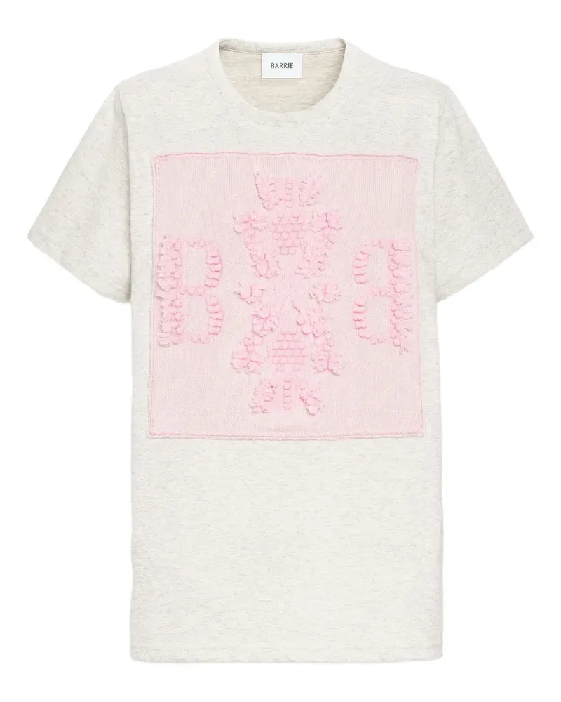 Barrie T-Shirt mit Logo-Patch - Weiß Weiß
