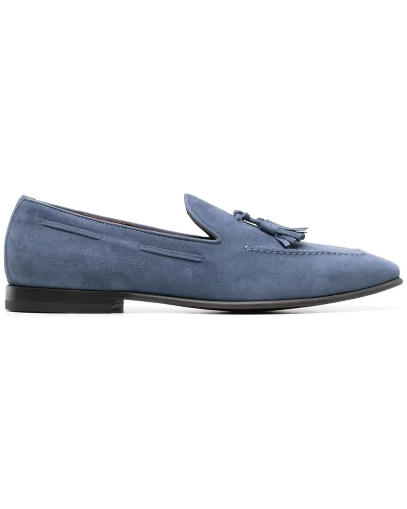 Scarosso Rodolfo Loafer aus Wildleder - Blau Blau