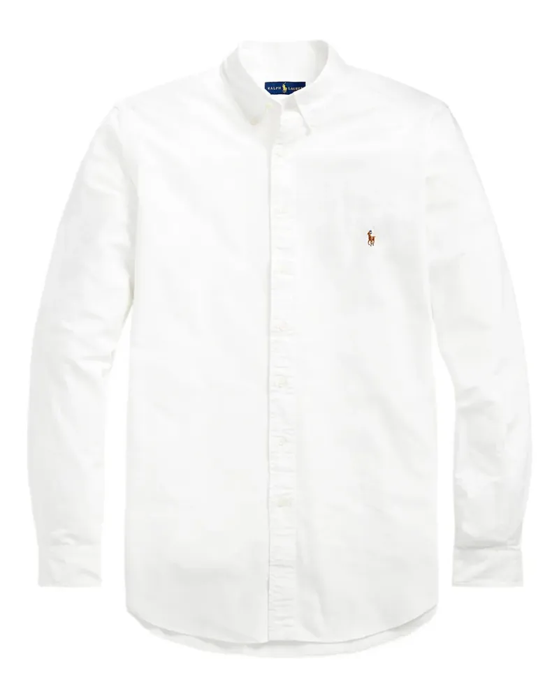 Ralph Lauren Hemd mit Polo Pony-Stickerei - Weiß Weiß